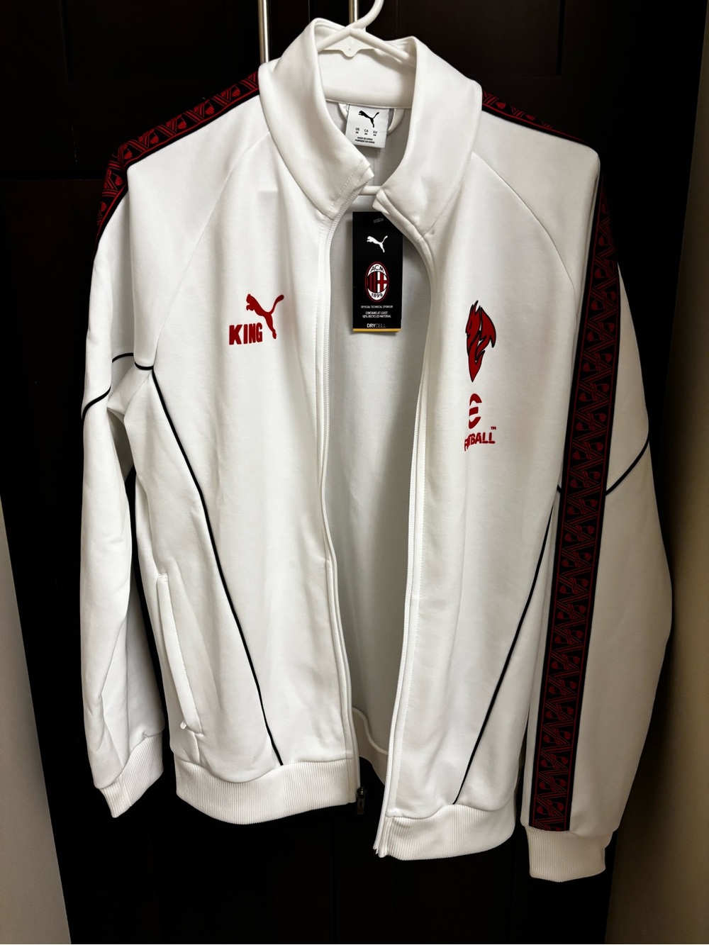 AC Milan Puma King Anthem Soccer Football Track Jacket Medium NWT - Picture 11 of 12